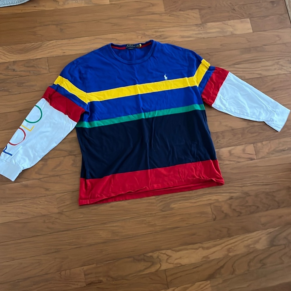 Polo long sleeve tee size XL